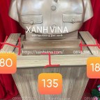 Hoa sen giả trang trí bục phát biểu KT 80x50cm